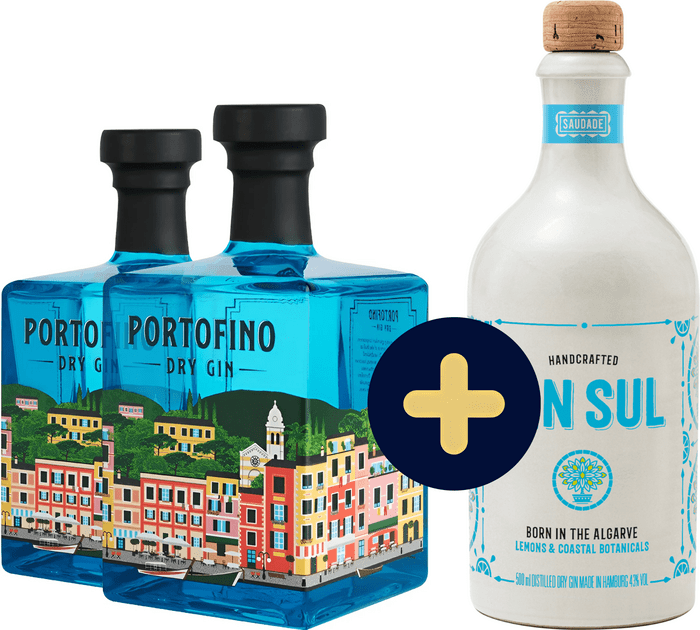 Bundle 2x Portofino Dry Gin + Gin Sul free