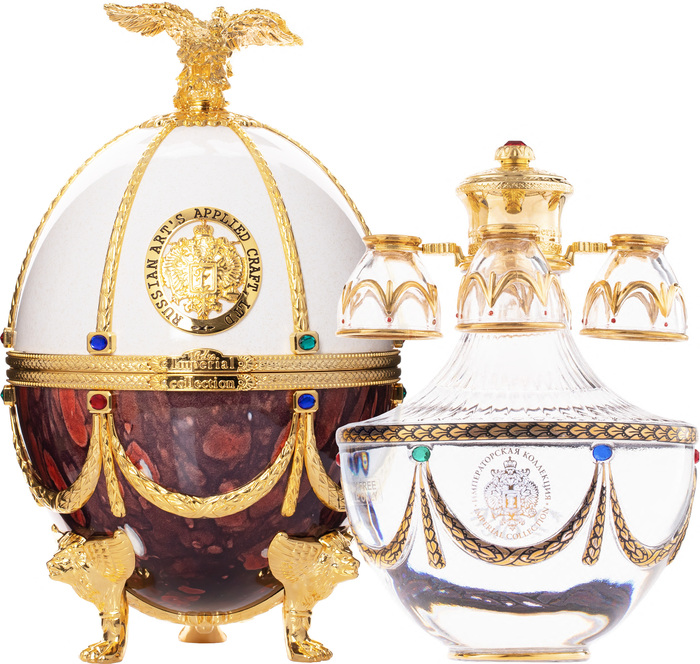 Carskaja Imperial Collection Pearl and Ruby Marble - Pure Vodka
