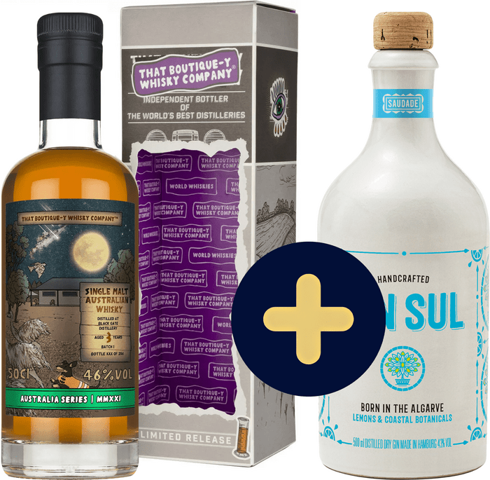 Set That Boutique-y Whisky Company Black Gate 3 ročná + Gin Sul zadarmo