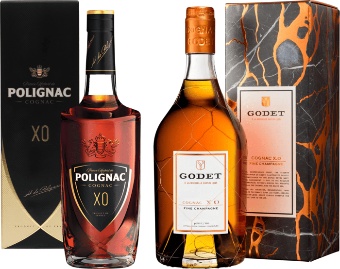 Bundle Godet XO Fine Champagne + Polignac XO