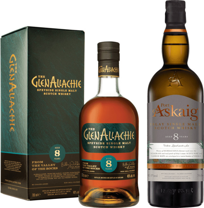 Bundle Port Askaig 8y + The GlenAllachie 8y