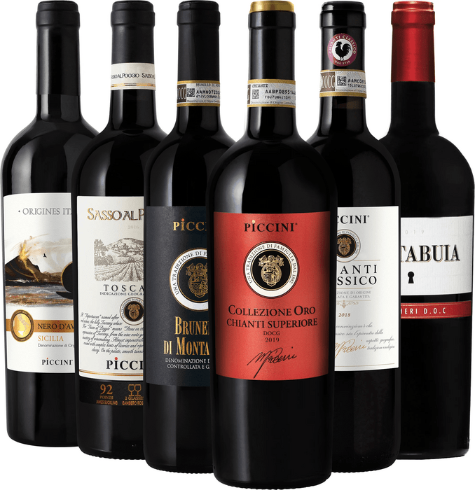 Set 6x Piccini červené víno