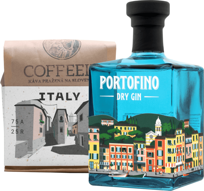 Bundle Portofino Dry Gin + Coffeein Italy 200g