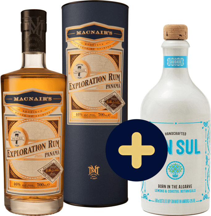 Set MacNair&#039;s Exploration Panama 7 ročný Peated + Gin Sul zadarmo