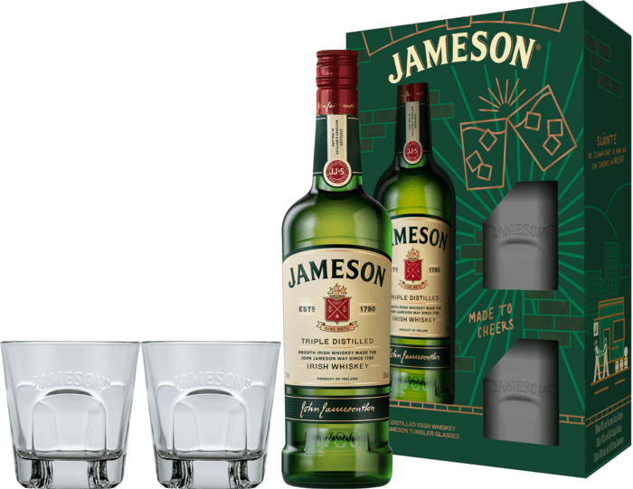 Jameson + 2 glasses