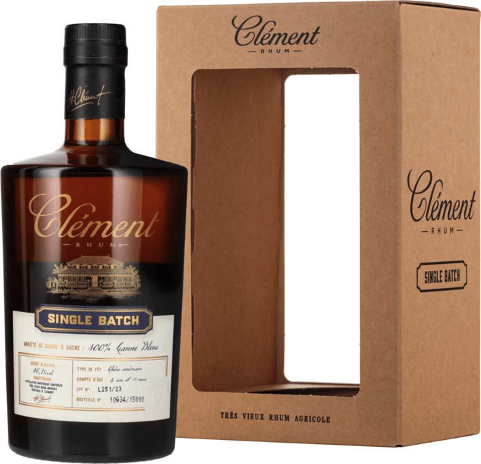 Clément Rhum Single Batch Canne Bleue 0,5l