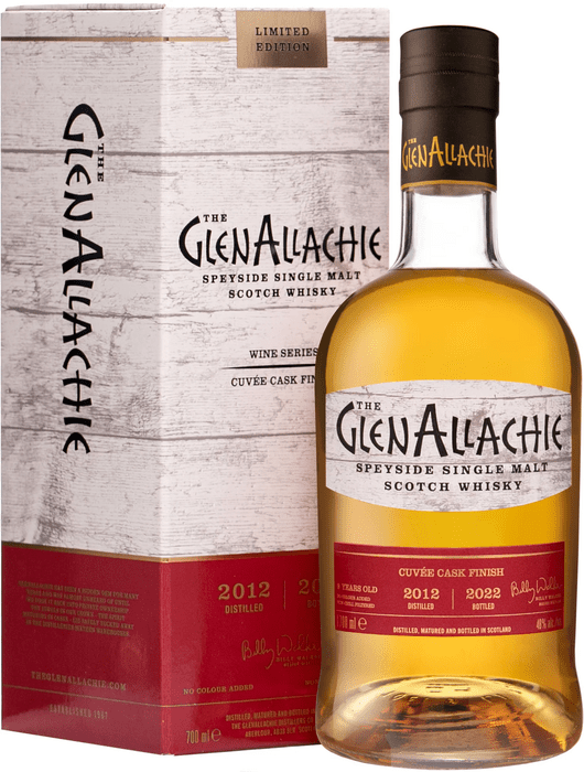 The GlenAllachie Cuvée Cask Finish 9 Year Old - damaged box