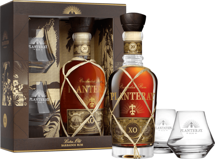 Planteray XO 20th Anniversary + 2 glasses