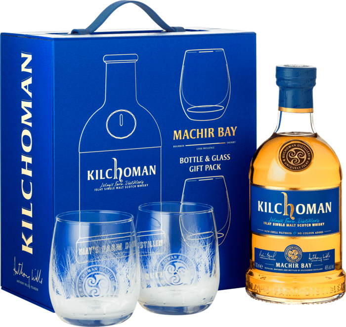Kilchoman Machir Bay + 2 glasses