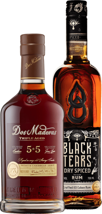 Bundle Dos Maderas PX 5+5 + Black Tears Dry Spiced Rum