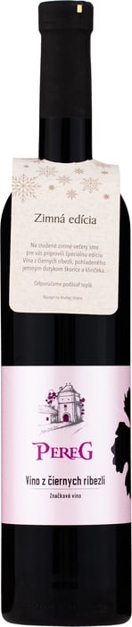 Pereg Blackcurrant wine Winter Edition