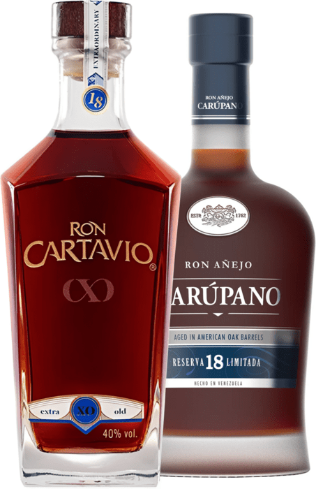 Bundle Ron Cartavio XO + Carúpano Reserva Limitada 18