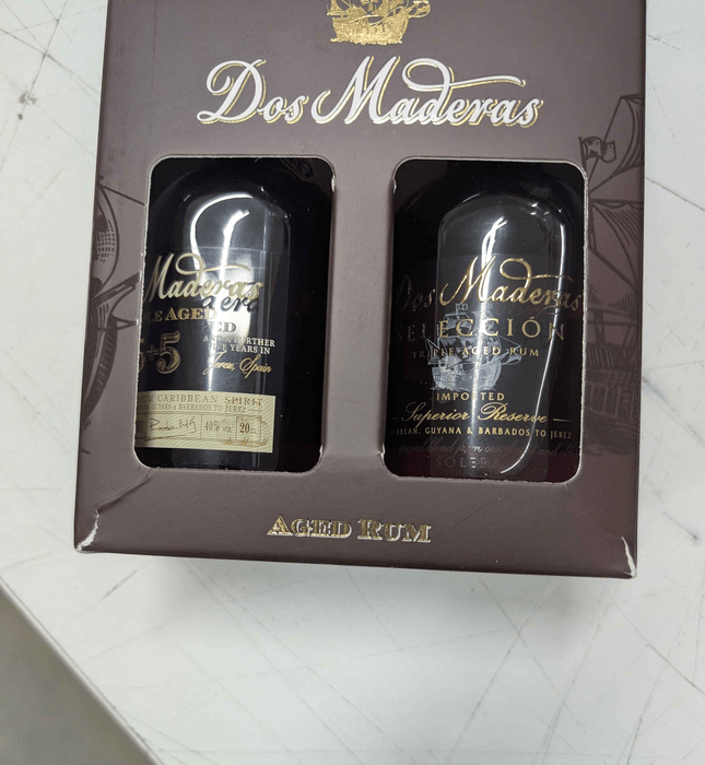 Dos Maderas gift tasting set PX 5+5 and Selección - damaged box