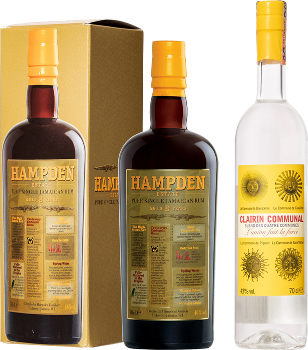 Bundle Hampden 8 Year Old+ Clairin Communal