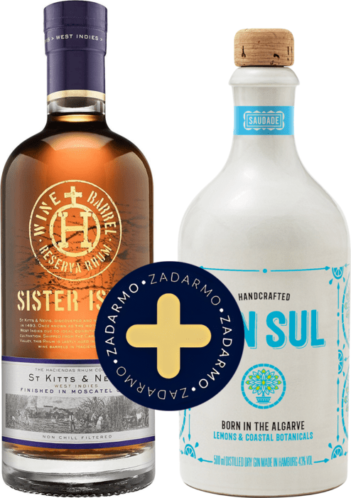 Set Sister Isles Moscatel Cask + Gin Sul zdarma