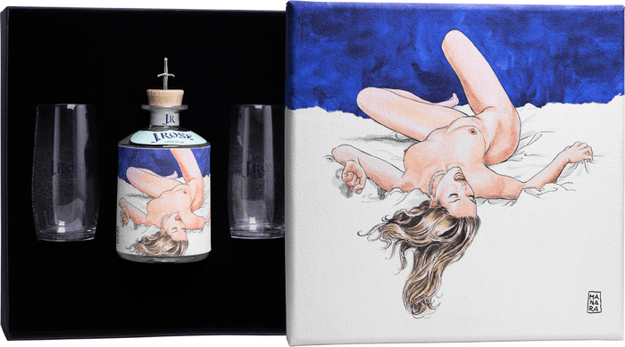 J.Rose No.3 Box + 2 glasses