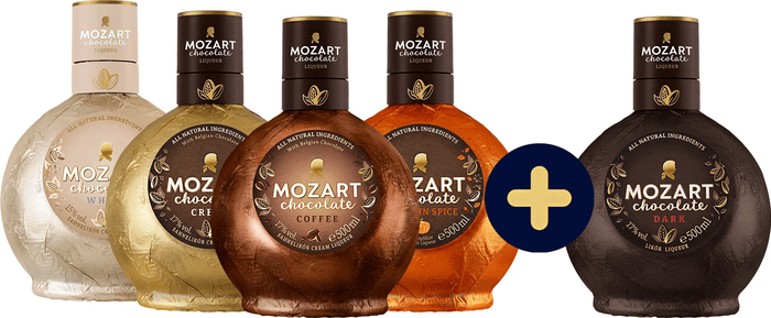 Set Mozart Chocolate Cream + White + Coffee + Pumpkin + Dark zadarmo