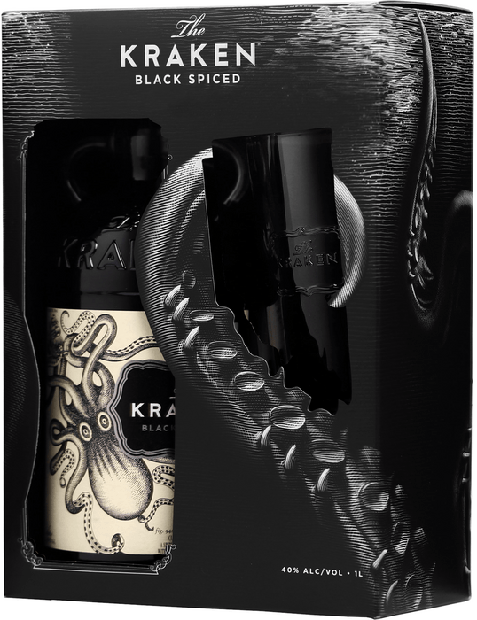 Kraken Black Spiced Rum + pohár