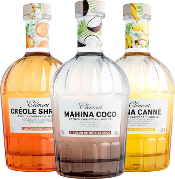 Set Clément Créole Shrubb + Mahina Coco + Bana Canne