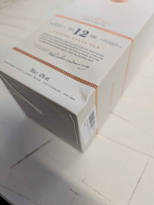 Old Pulteney 12 letá - poškozený obal