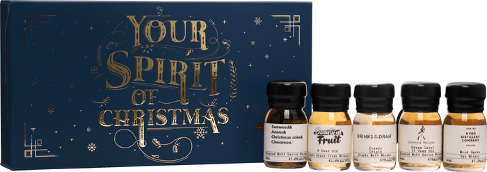 Drinks by the Dram Blue Christmas Whisky Tasting Set