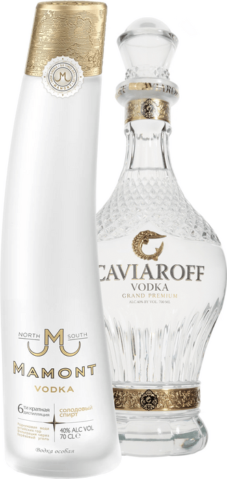 Set Mamont Vodka + Caviaroff Vodka