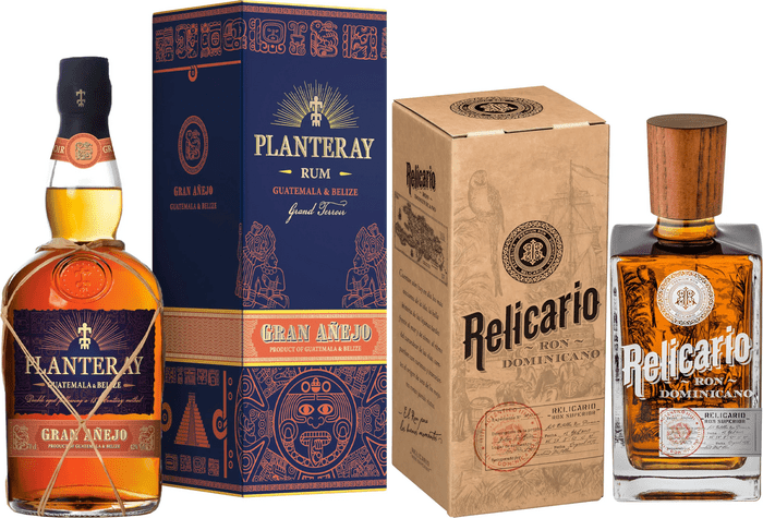Bundle Relicario Ron Dominicano Superior + Planteray Guatemala &amp; Belize Gran Añejo