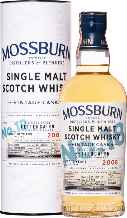 Mossburn Vintage Casks Fettercairn 10 Year Old No.18