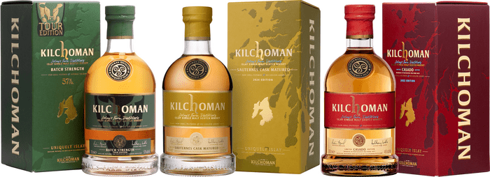 Bundle Kilchoman Uniquely Islay + Saunternes Cask 2024 + Casado 2022
