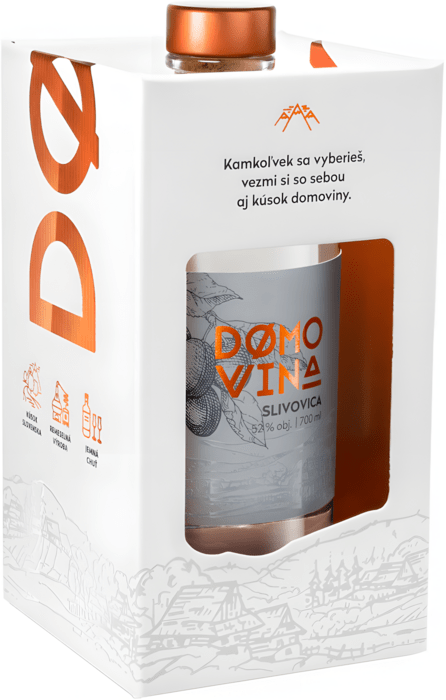 Domovina Slivovica v krabičce