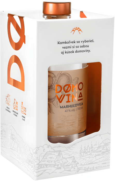 Domovina Marhuľovica v krabičce
