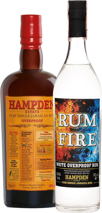 Set Hampden Estate Overproof + Hampden Rum Fire