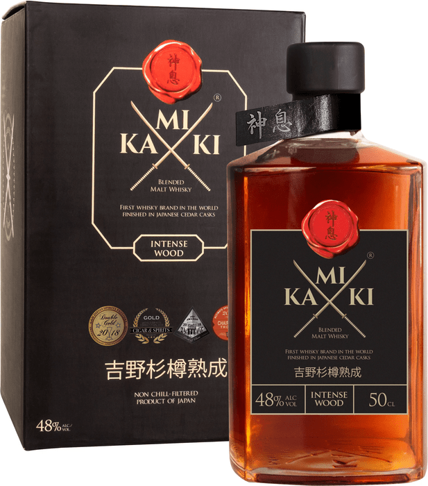 Kamiki Intense Wood Whiskey - damaged box