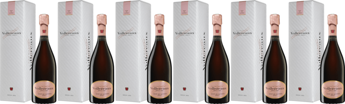 Bundle 6x Vollereaux Rosé de Saignée Brut