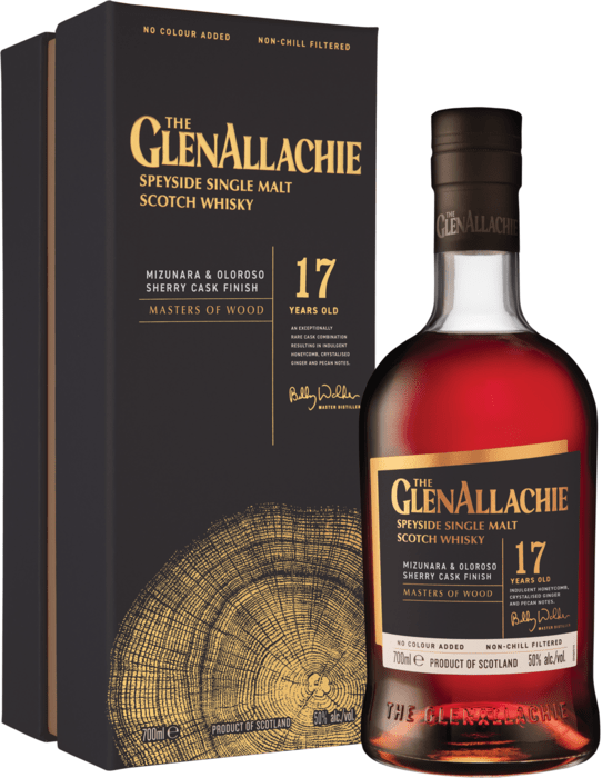 The GlenAllachie 17 ročná Mizunara &amp; Oloroso Sherry Cask Finish