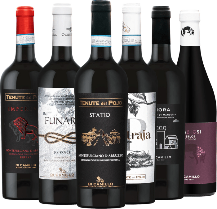  Set of red wines Di Camillo