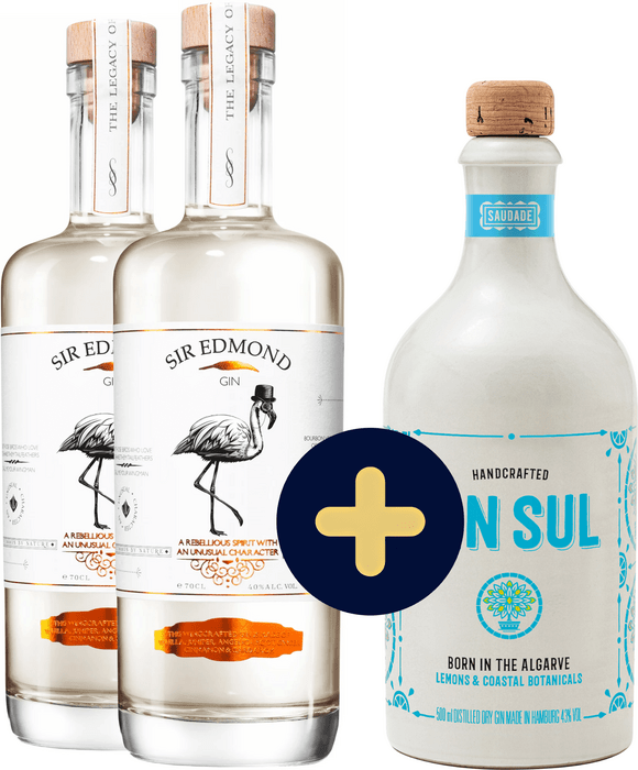 Bundle 2x Sir Edmond Gin + Gin Sul free