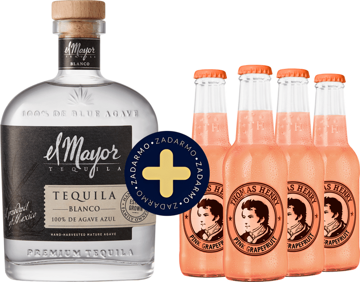 Set El Mayor Blanco + 4x Thomas Henry Grapefruit 0,2l zadarmo