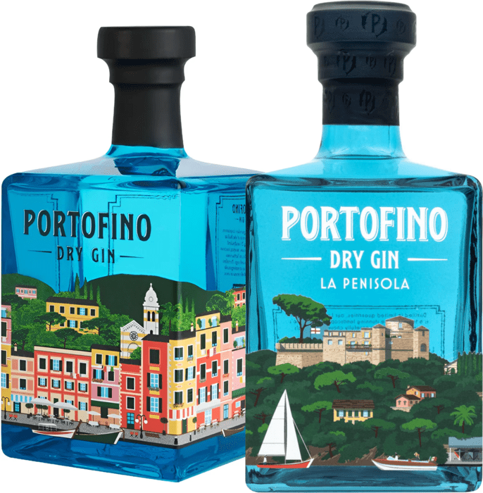 Set Portofino Gin + Portofino Dry Gin La Penisola