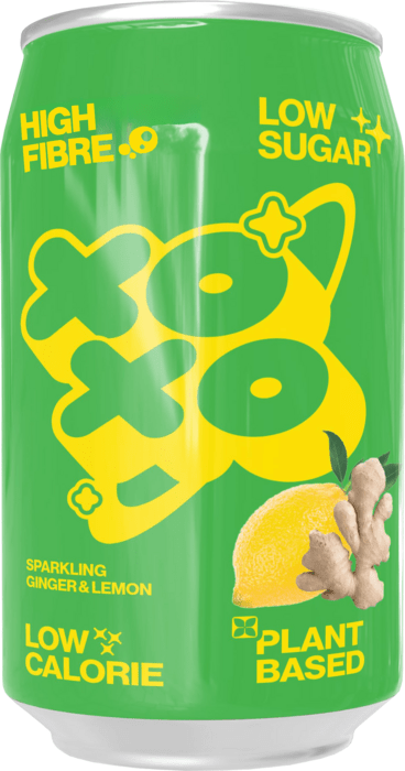 Xoxo Ginger &amp; Lemon Sparkling Soda 0,33l plechovka