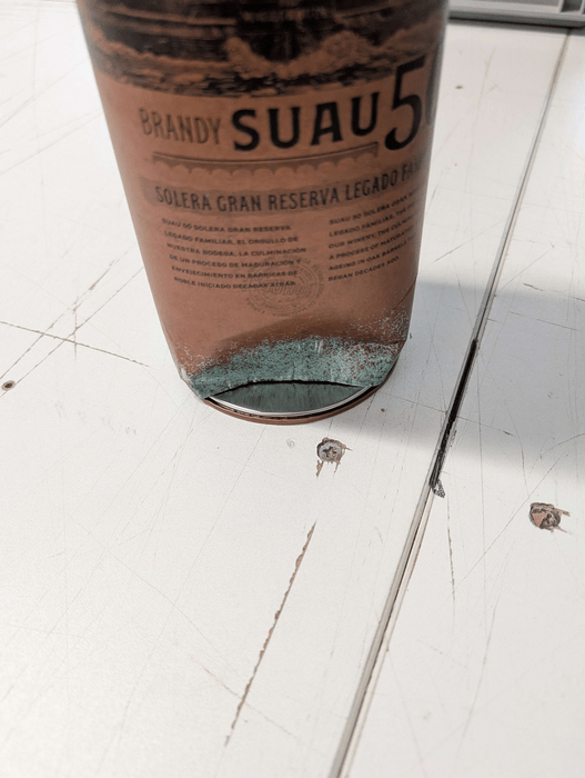 Suau Brandy 50 ročné - poškodený obal