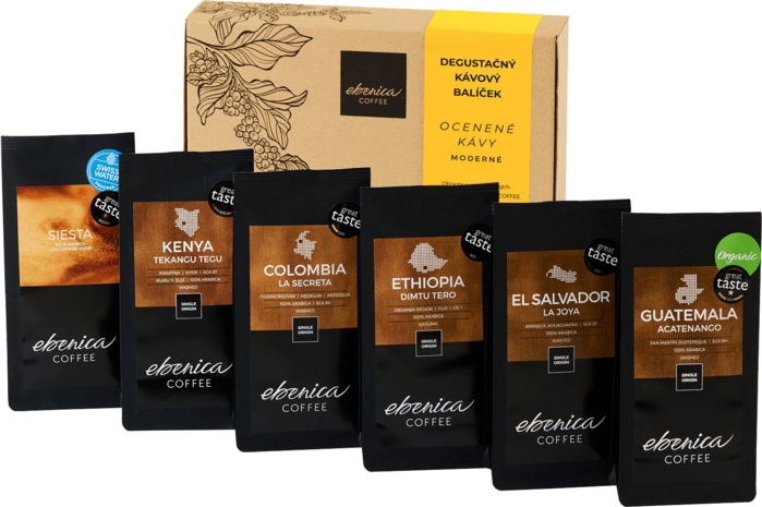 Ebenica Award-winning coffees Package 6 x 70 g