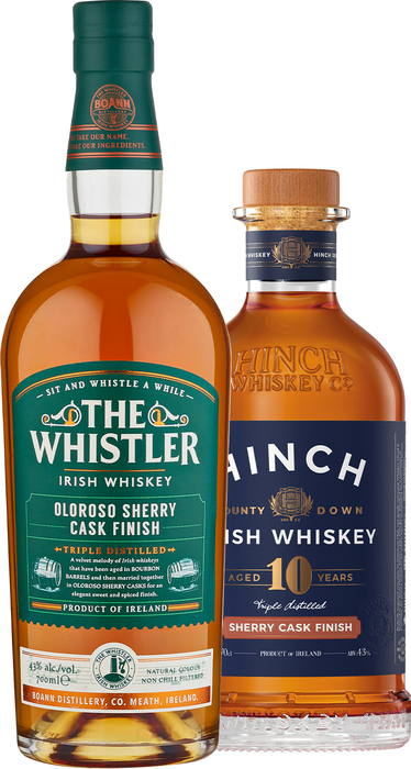 Bundle The Whistler Oloroso Sherry Cask + Hinch 10 Year Old Sherry Cask