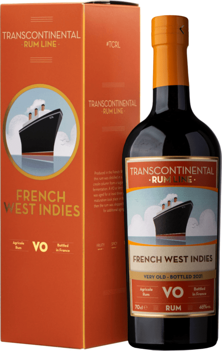 Transcontinental Rum Line French West Indies VO