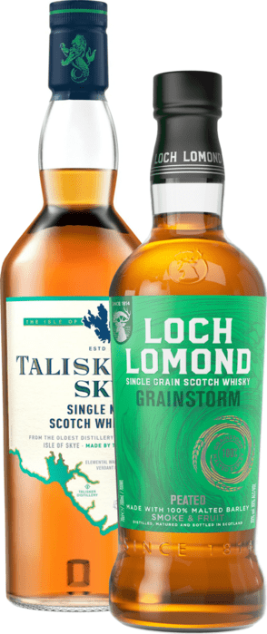 Bundle Talisker Skye + Loch Lomond Peated Floral and Smoky