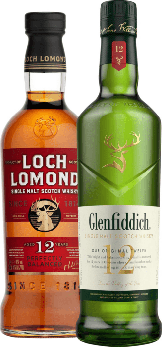 Set Loch Lomond 12 ročná + Glenfiddich 12 ročná