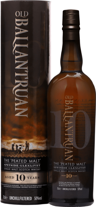 Old Ballantruan Peated Unchillfiltered 10 Year Old