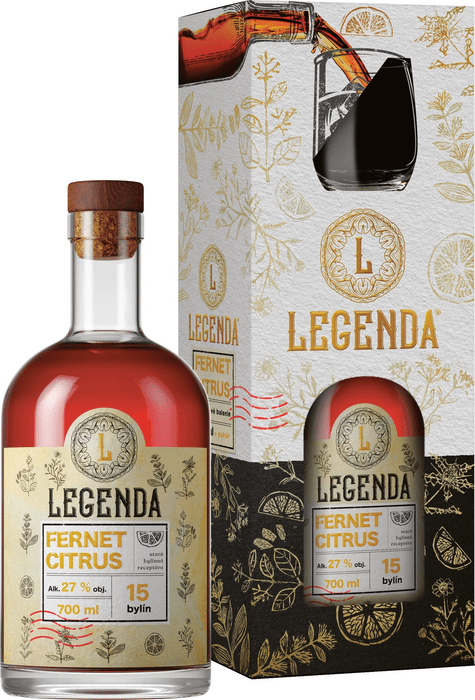 Legenda Fernet Citrus - poškodený