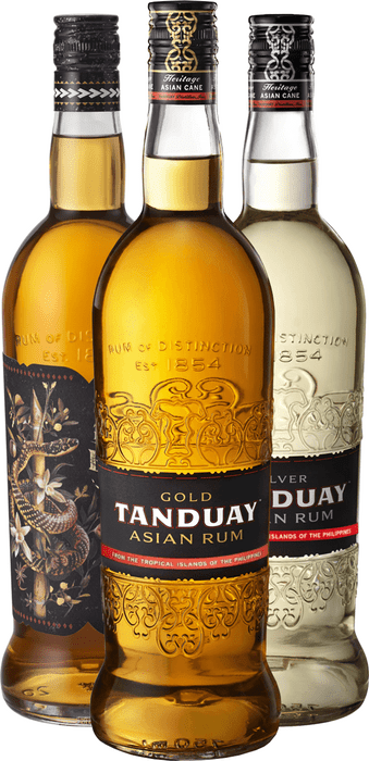Set Tanduay Silver + Gold + Spiced
