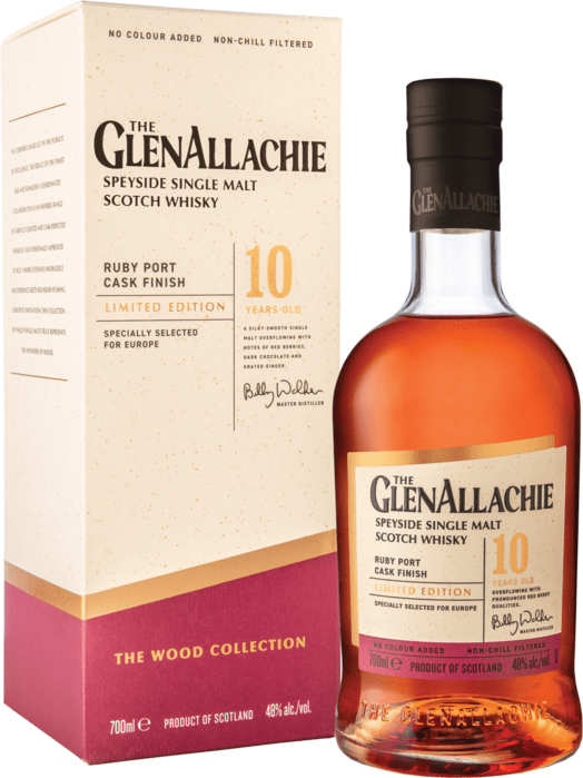 GlenAllachie 10 Year Old Ruby Port Cask Finish